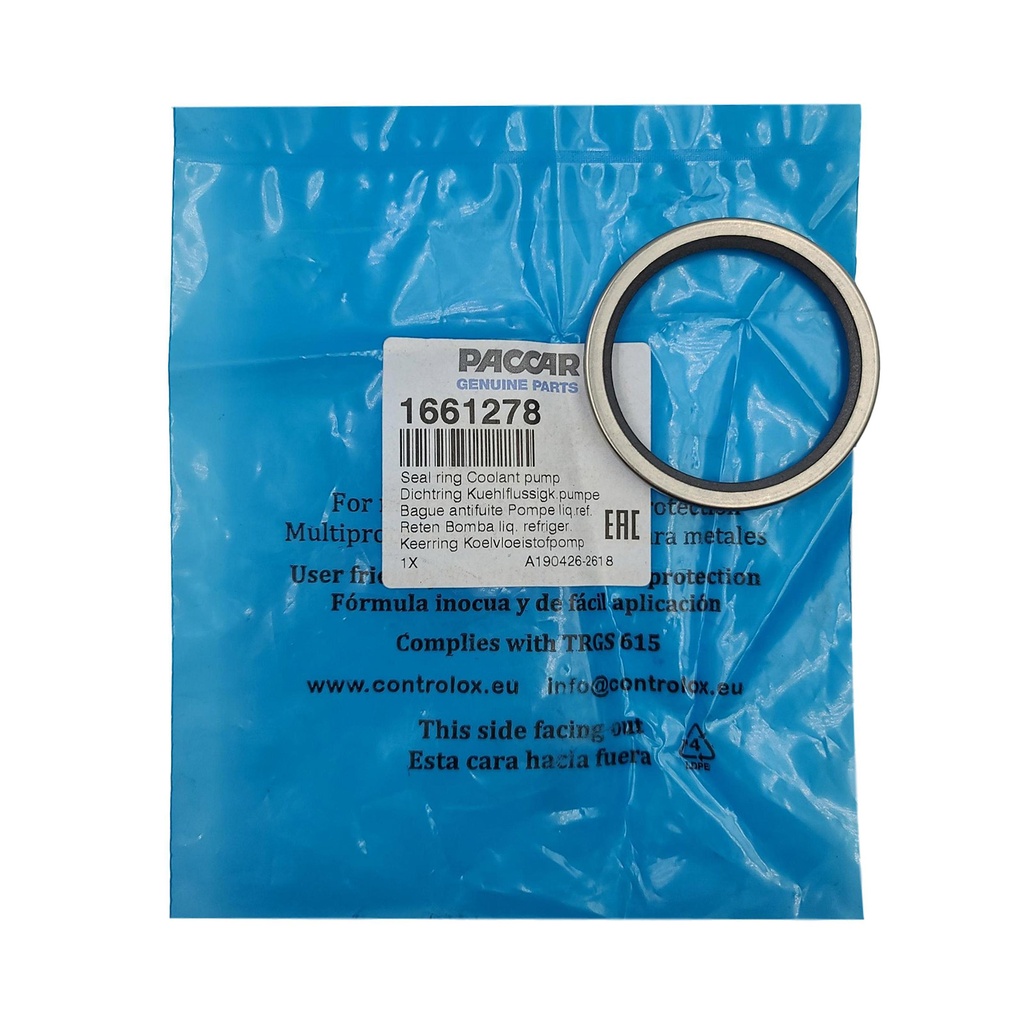 OEM PACCAR RING-SEALING COOLANT PUMP 1661278