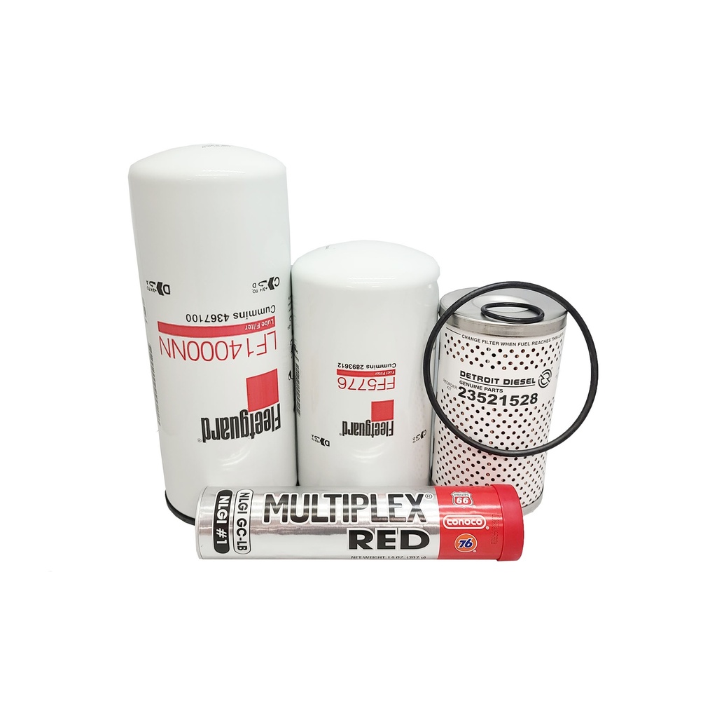 CUMMINS OIL CHANGE KIT LF14000NN, FF5776, 23521528, FREE GREASE