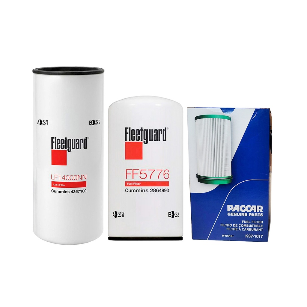 CUMMINS OIL CHANGE KIT LF14000NN, FF5776, K37-1017