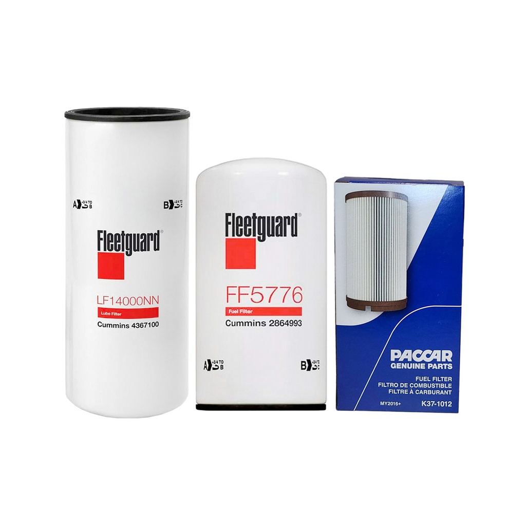 CUMMINS OIL CHANGE KIT LF14000NN, FF5776, K37-1012