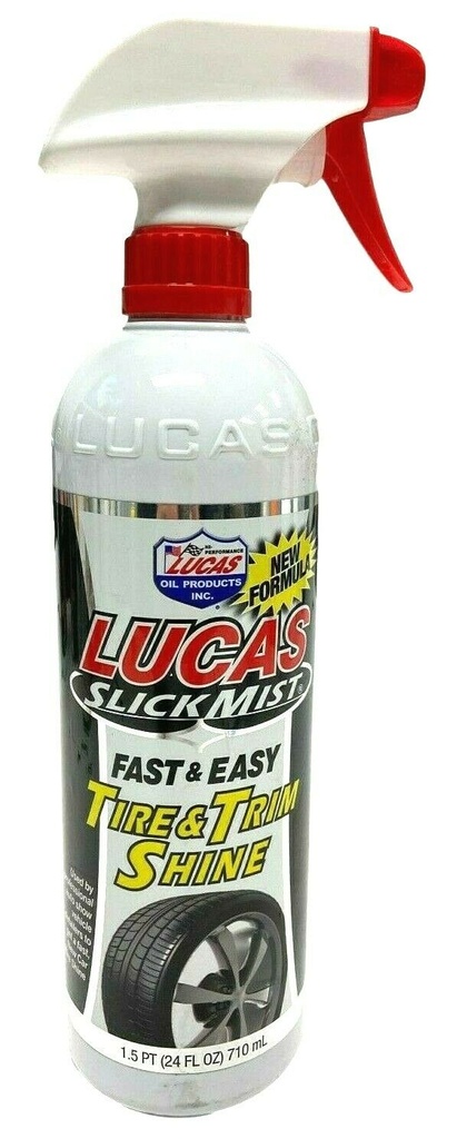 LUCAS OIL Slick Mist Tire / Trim Shine, 24 oz. Spray 10513