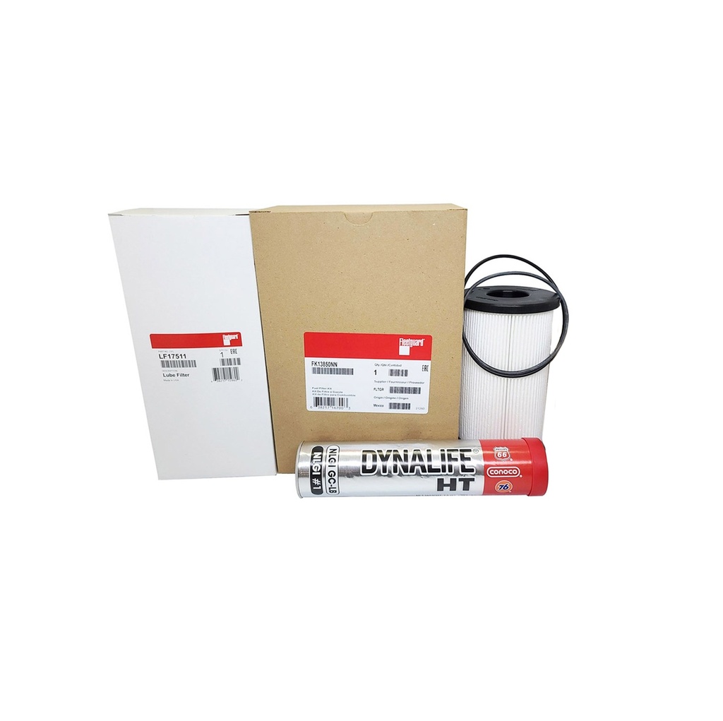 DETROIT OIL CHANGE KIT, LF17511, FK13850NN, FS20176, FREE GREASE