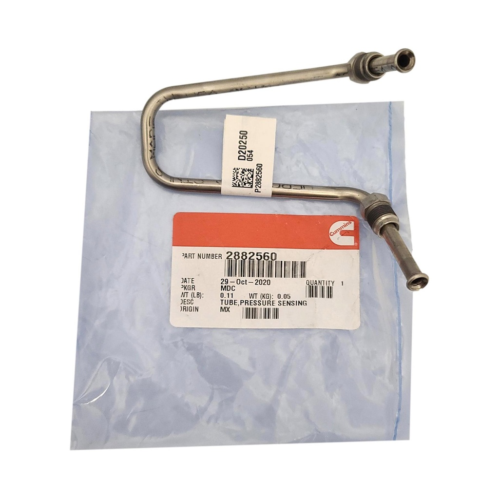 OEM CUMMINS TUBE-SENSING PRESSURE  2882560 is superceded by 2882560CUM