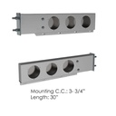 Mud Flop Hanger With Light Bar 2 Pc Set S.Steel 562.Q1001SS   21851 22300