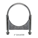 Guillotine Clamp 4in Round Steel  562.U3304   P206410  RB4ZN  RB-4ZN
