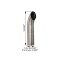 Aluminized Stack 24in Length 5in OD 562.U5524SA J024750 42543