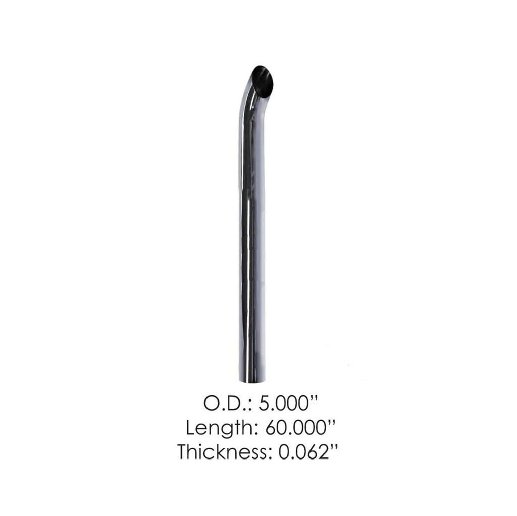 Chrome Stack 60IN Length 5in OD 562.U5560SC  EP50CS260C