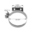 Stack Mtg Bracket 5in Chrome Peterbilt  562.U7551BKC   MB5PBS  45PB500CP  SB500