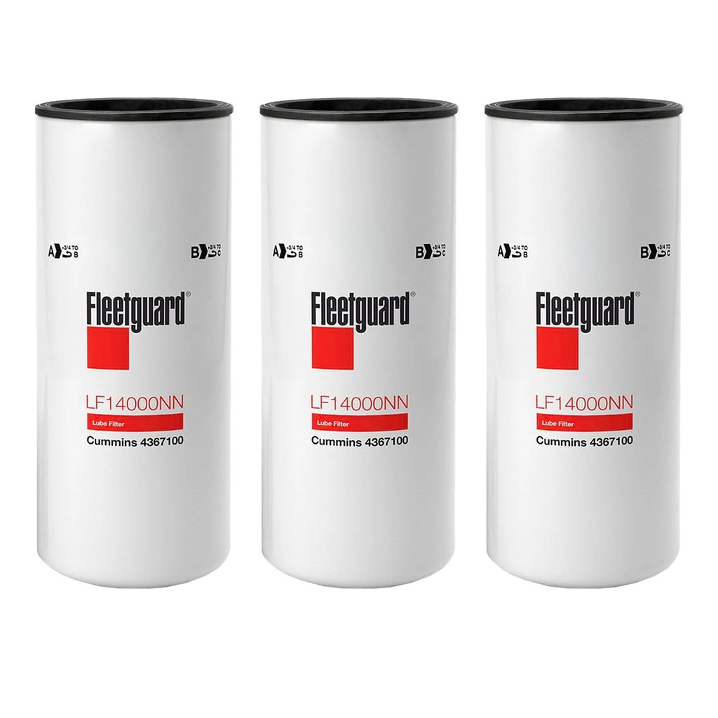 [U3-4FGC-0QAK] FleetGuard Oil Filter LF14000NN *(3Pack)*
