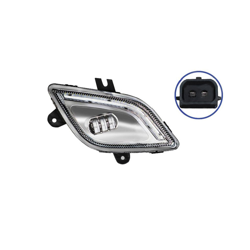 Fog Lamp LH Chrome LED Freightliner P4 564.46077LCY