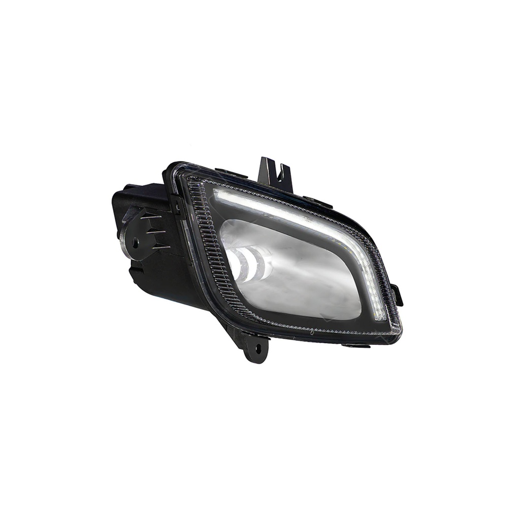 Fog Lamp RH Black LED Freightliner P4 564.46077RBY