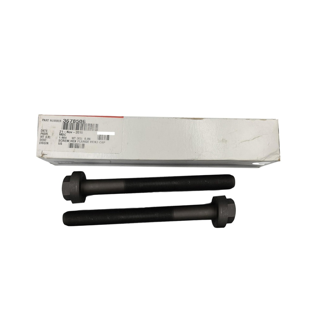 New OEM Genuine Cummins SCREW, HEX FLANGE HEAD CAP 2 PACK 3678506