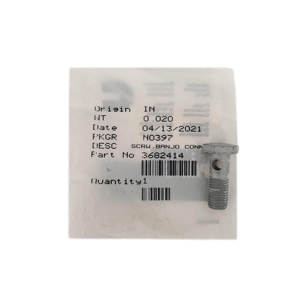 OEM SCREW, BANJO CONNECTOR  	3682414