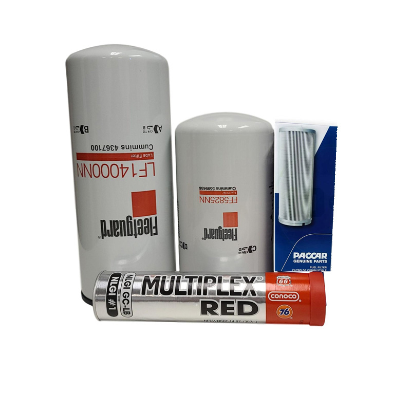 Cummins Oil Change Kit LF14000NN, FF5825NN, K37-1021, FREE GREASE