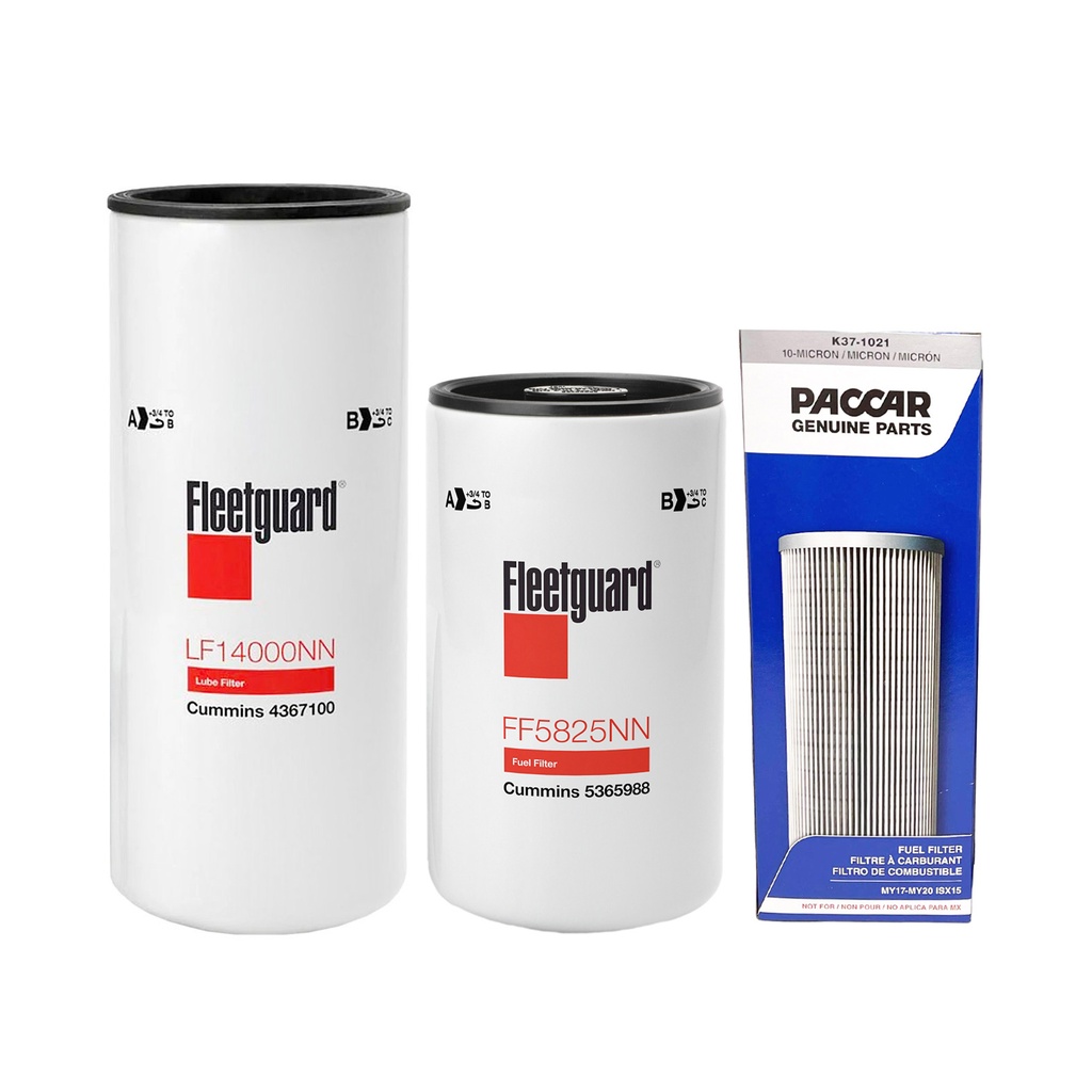 Cummins Oil Change Kit LF14000NN, FF5825NN, K37-1021