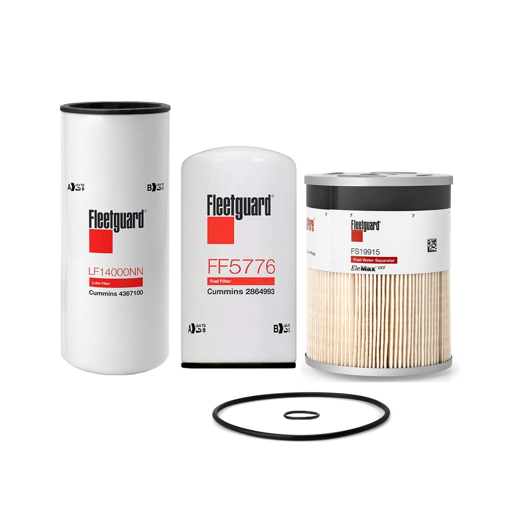 CUMMINS OIL CHANGE KIT LF14000, FF5776, FS19915