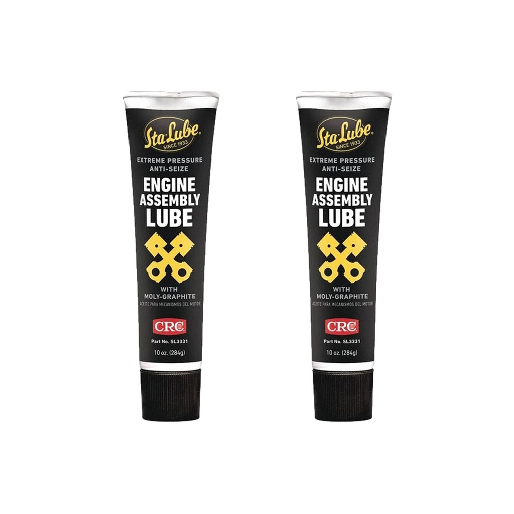 X2 CRC Engine Assembly Lube With Moly - Graphite 284G Tube SL3331 Anti-Seize