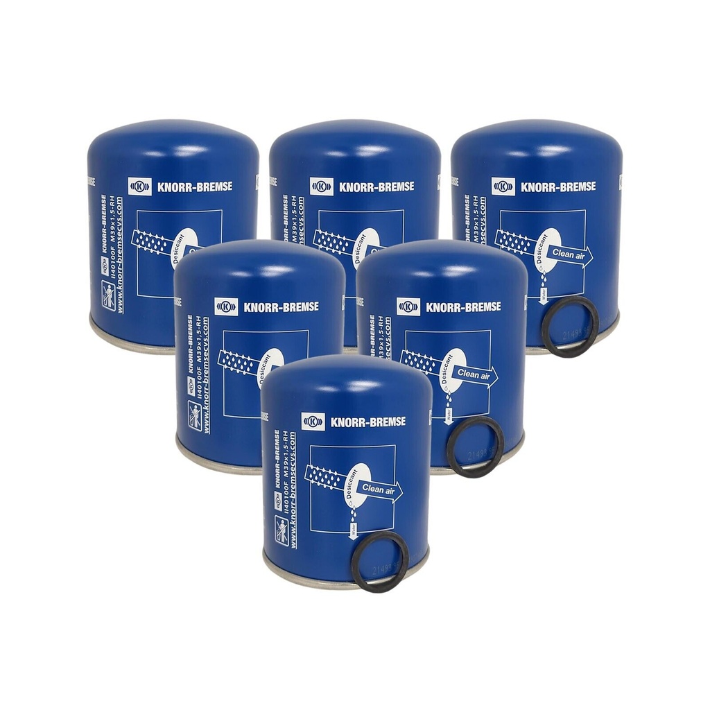 Air Dryer Cartridge Knorr-Bremse II40100F 5008414 950068 (Pack of 6)