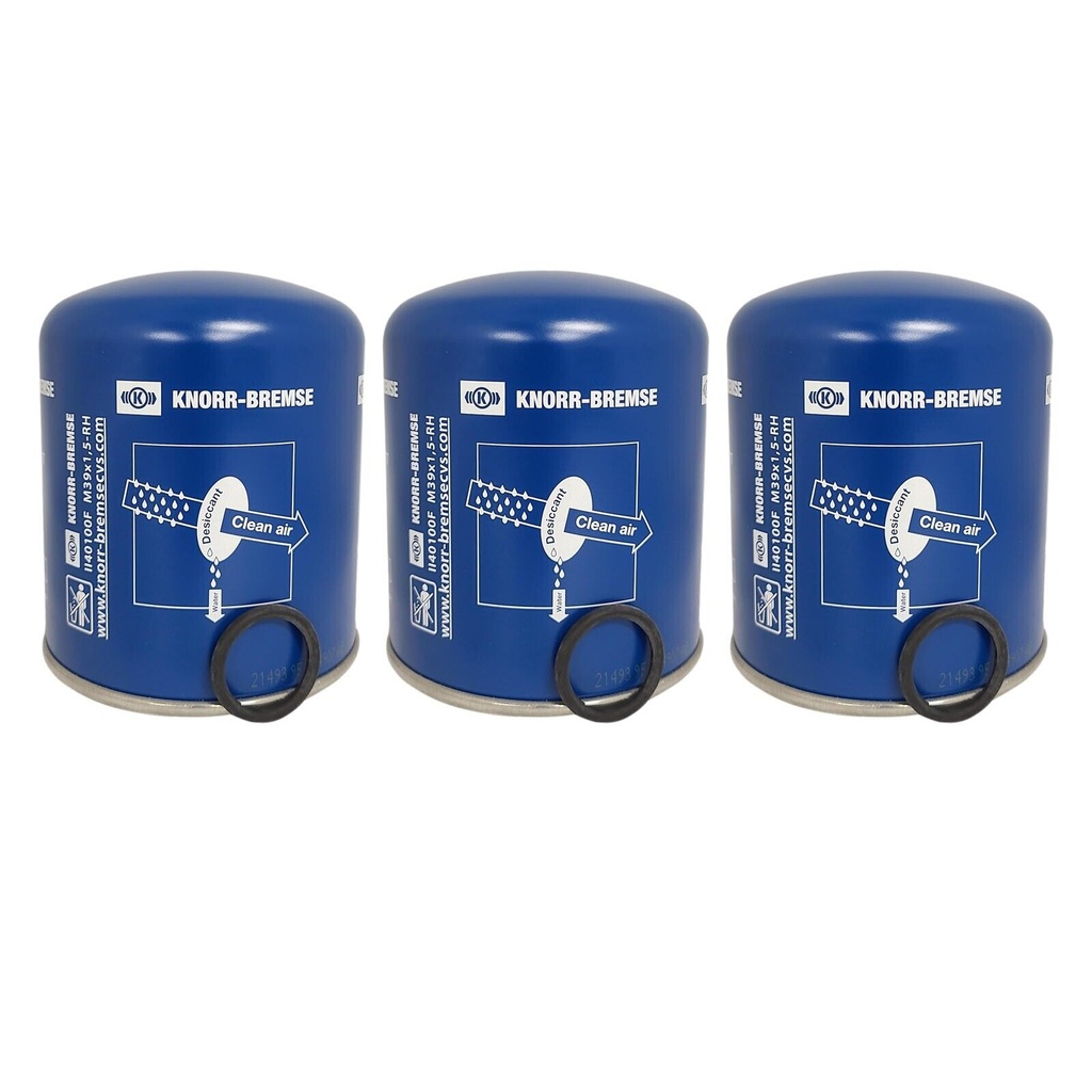Air Dryer Cartridge Knorr-Bremse II40100F 5008414 950068 (Pack of 3)