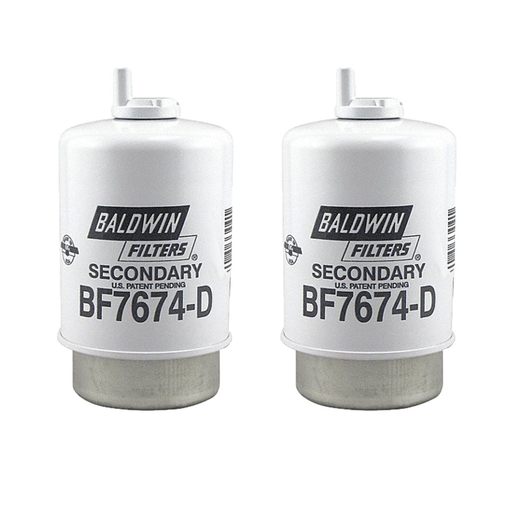 Fuel Water Separator Filter-Filter Baldwin BF7674-D (Pack of 2)
