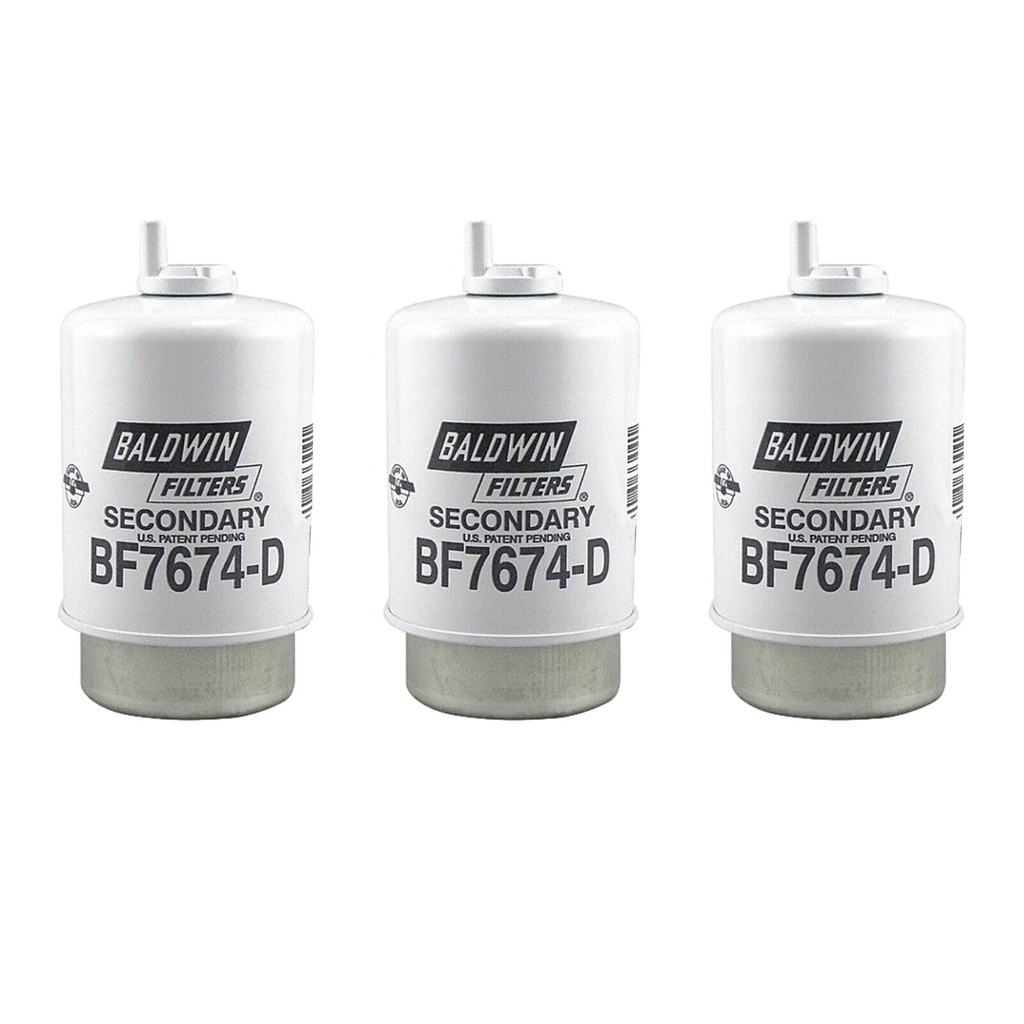 Fuel Water Separator Filter-Filter Baldwin BF7674-D (Pack of 3)