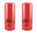 Engine Oil Filter Baldwin B96 (Pack of 2)