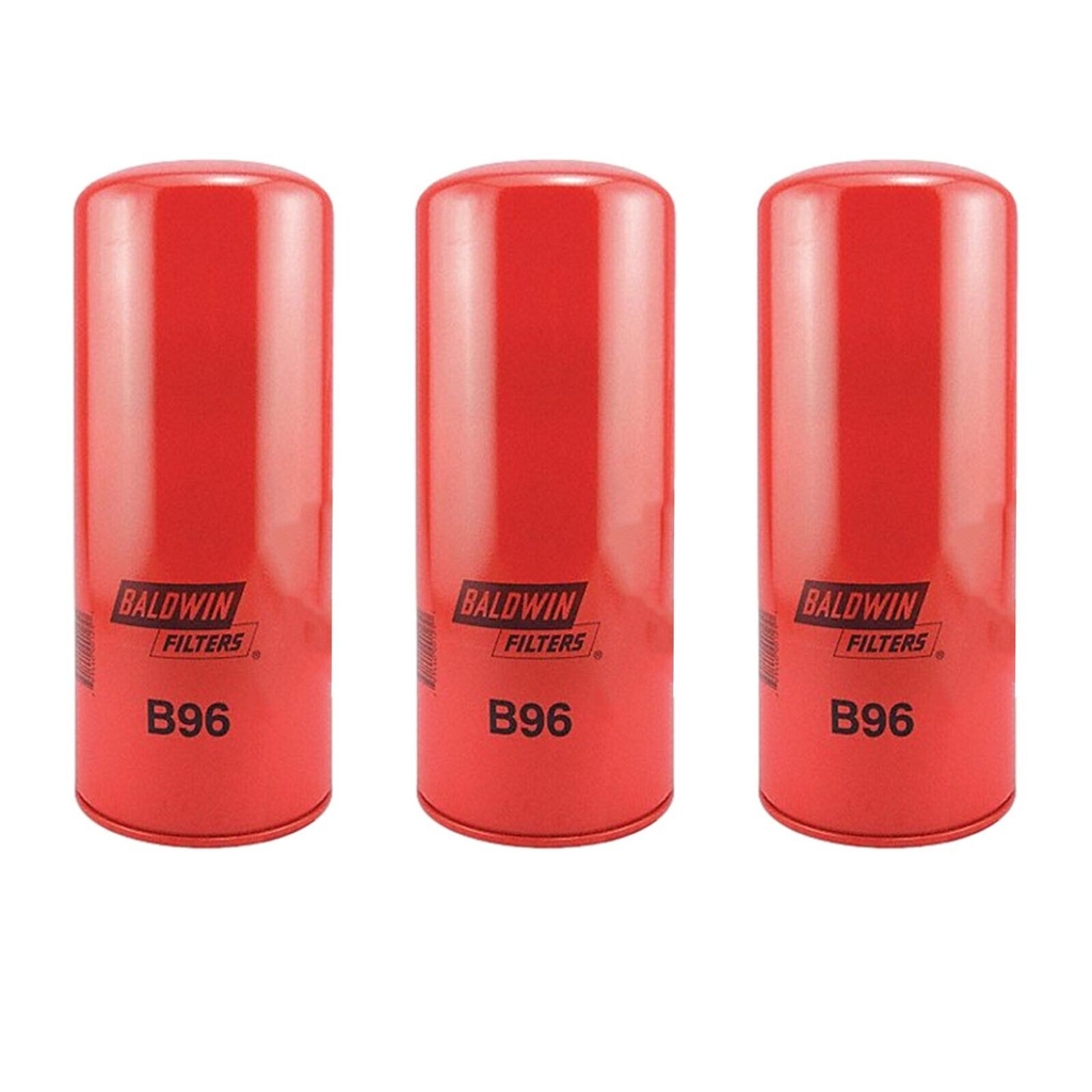 Engine Oil Filter Baldwin B96 (Pack of 3)