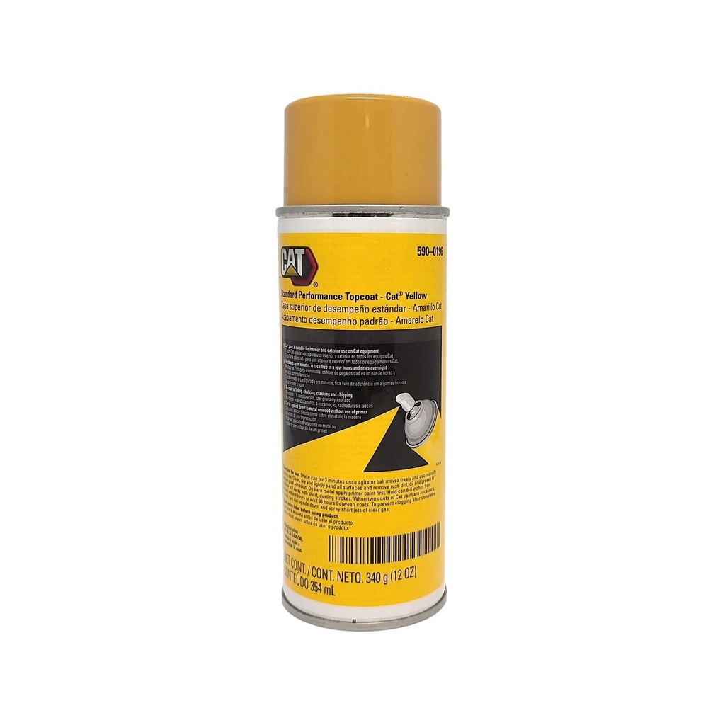GENUINE CAT 590-0196  5900196 AEROSOL Spray Paint Yellow 12oz