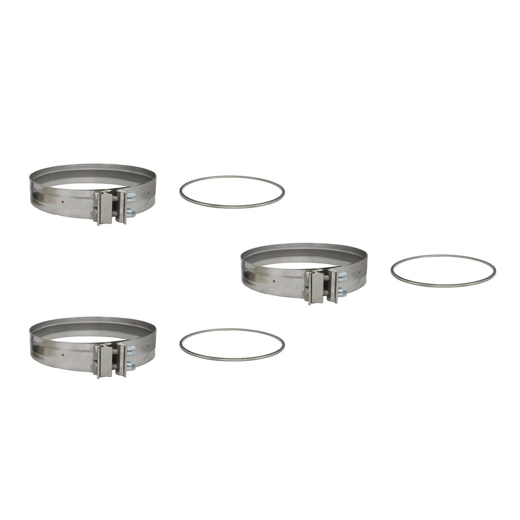 X3 DPF Filter Clamp &Gasket DETROIT DD13 DD15 KP201 A6809950302 A6804910480