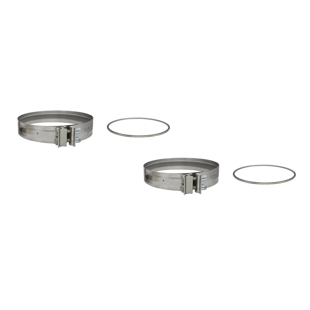 X2 DPF Filter Clamp &Gasket DETROIT DD13 DD15 KP201 A6809950302 A6804910480