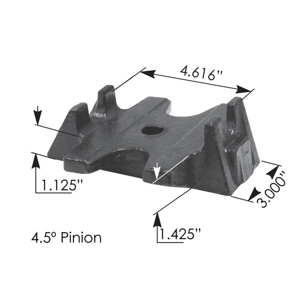 Axle Seat 4.5 Deg Freightliner MFL46165 1613946000 A1614050000