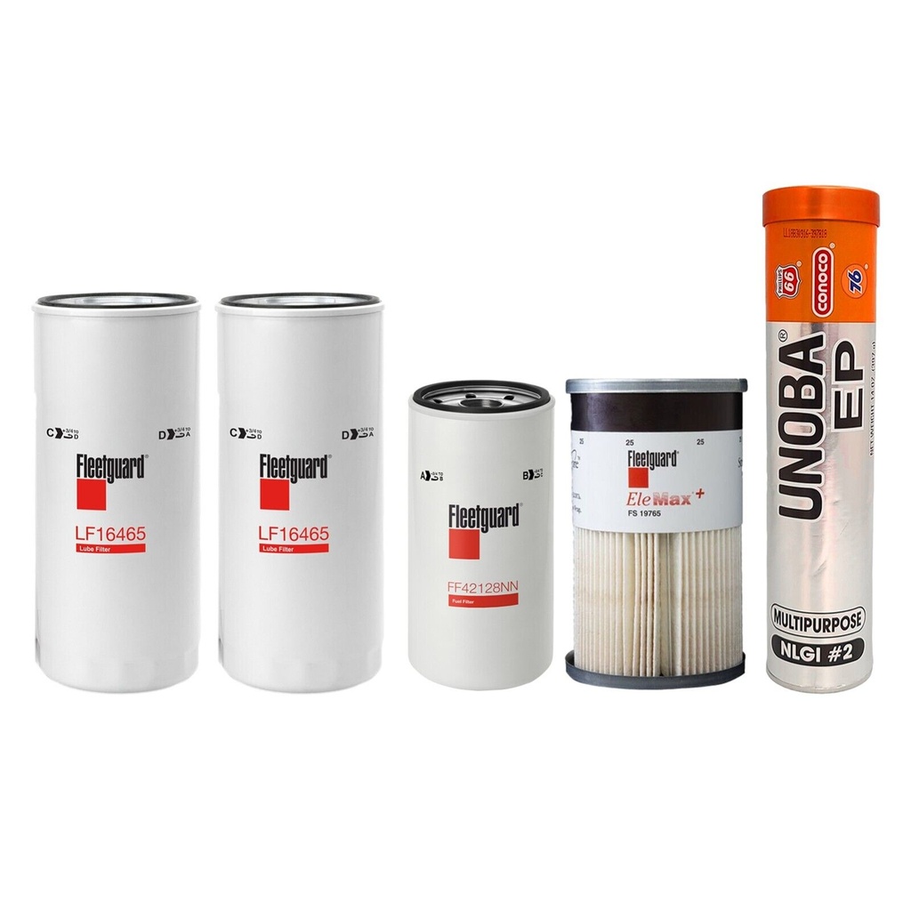 VOLVO OIL CHANGE KIT LF16465, FF42128, FS19765, FREE GREASE