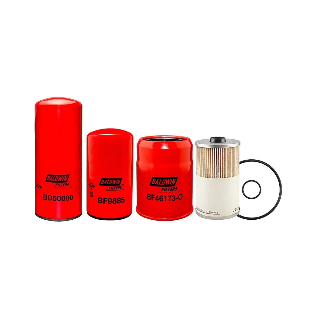 CUMMINS OIL CHANGE KIT BD50000, BF9885, BF46173-O, PF7930