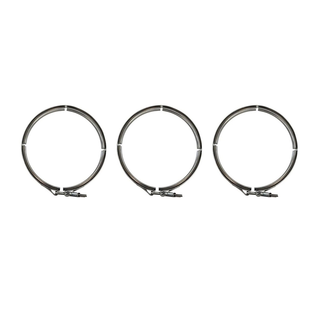 DPF Filter Clamp DETROIT DD13 DD15 561.291050 A6809950202 (Pack of 3)