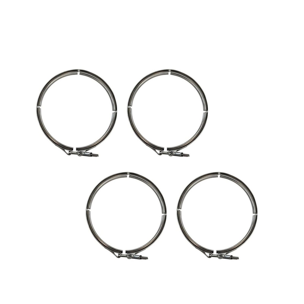 DPF Filter Clamp DETROIT DD13 DD15 561.291050 A6809950202 (Pack of 4)