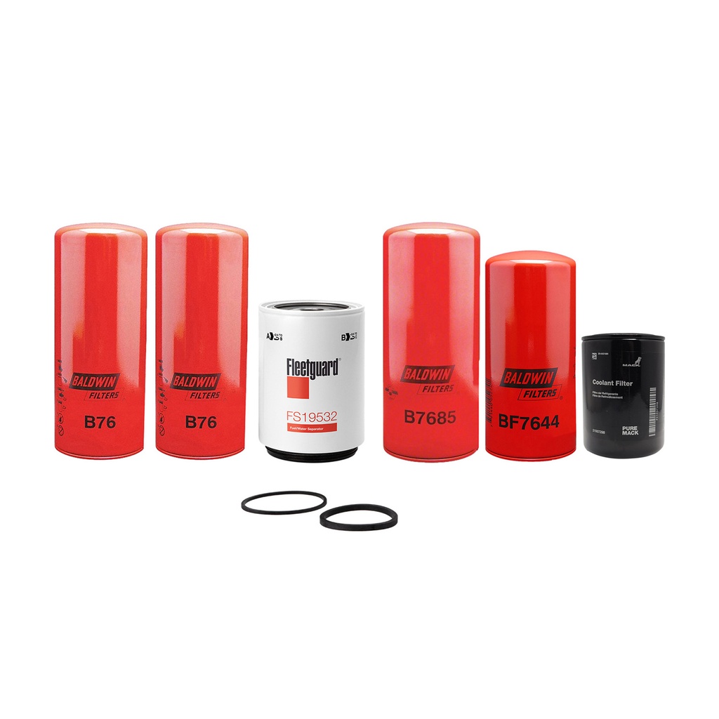 VOLVO OIL CHANGE KIT B76, FS19532, B7685, BF7644, 21937298