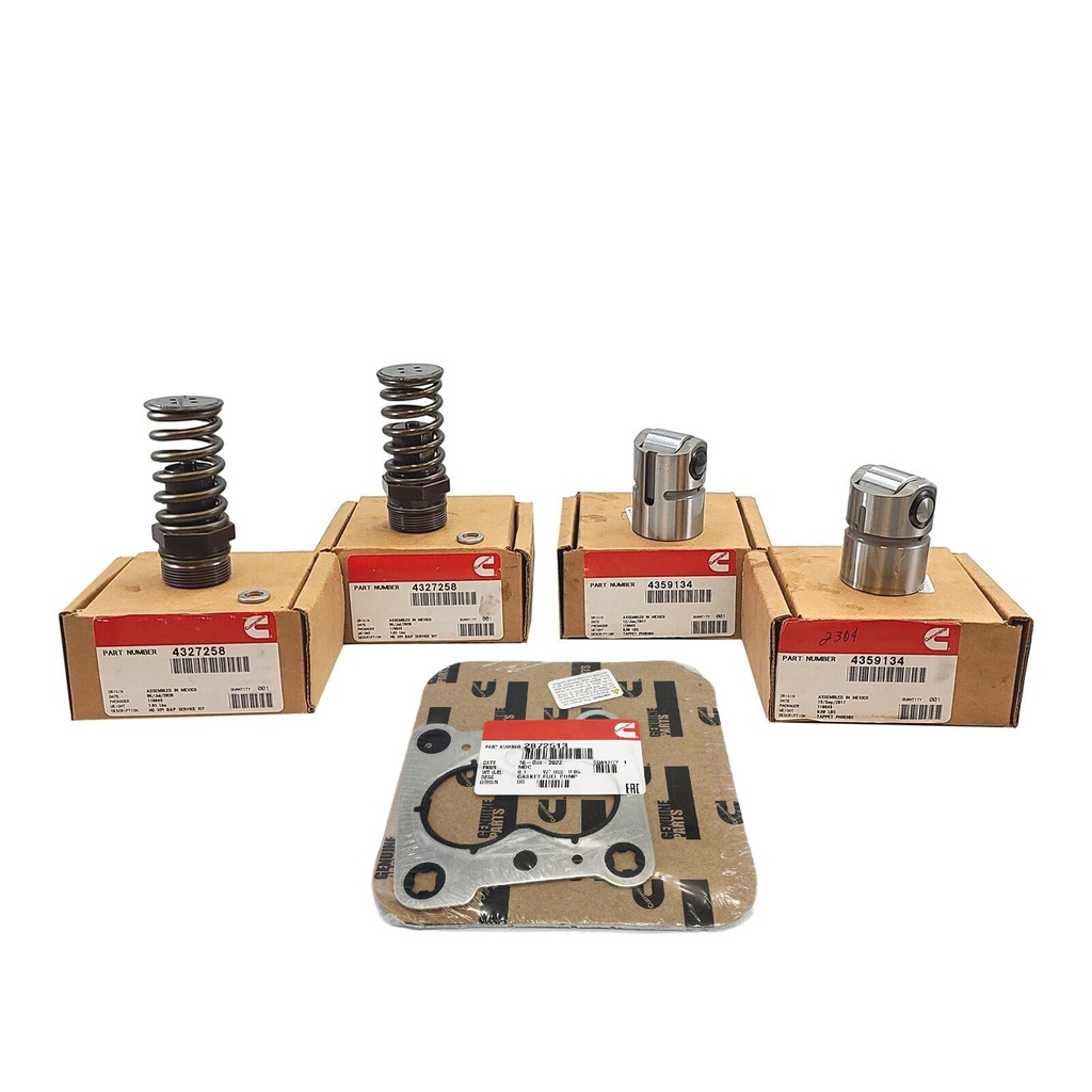 OEM CUMMINS Fuel Pump Kit Barrel Plunger 4327258,Tappet 4359134, Gasket 2872513