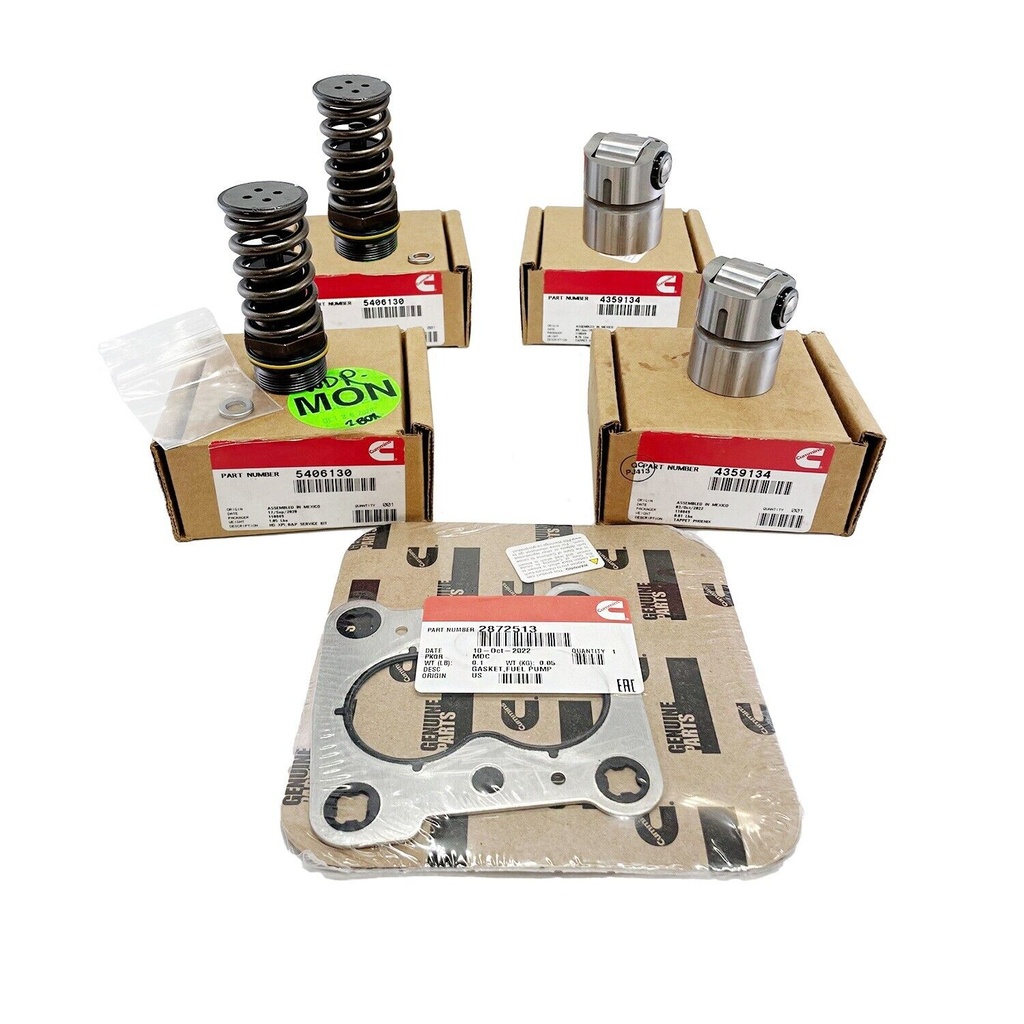 OEM CUMMINS Fuel Pump Kit Barrel Plunger 5406130,Tappet 4359134 & Gasket 2872513