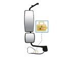 Mirror Assembly LH Heated Black IHC 563.55005-U 3602836C91,3602836C93,3602836C94