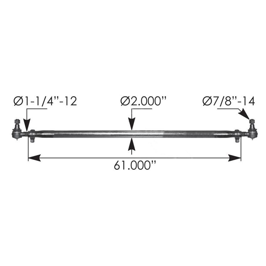 Cross Tube Assembly 463.DS9827 220TR1291 971092 2586068C91 502.223