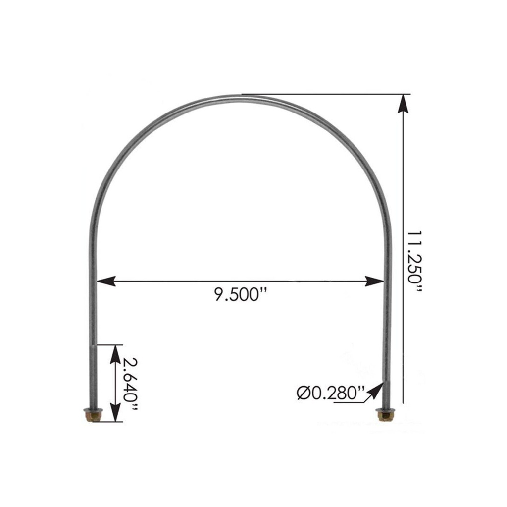 U Bolt Air Tank Kenworth/Peterbilt KG26583 172.7509SS G346009 G34-6009