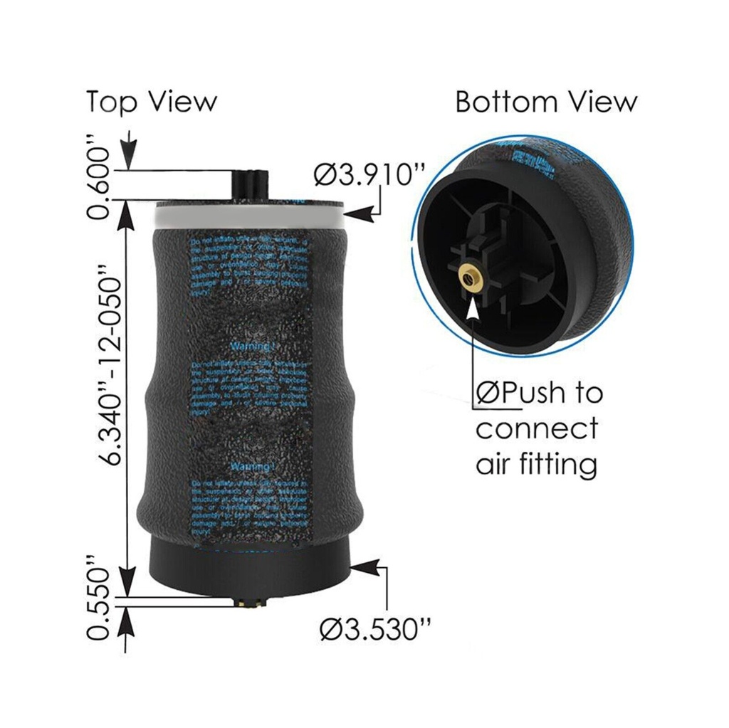 Air Spring Cabin Paccar ABSZ70-1149 11040009 1104-0009