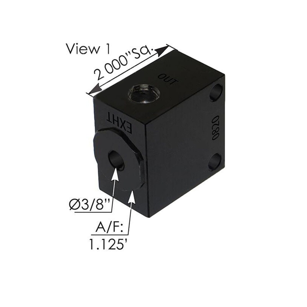 Quick Release Valve 1/4in NPT 170.QR1401A