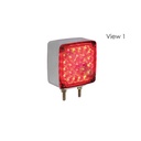 Pedestal Light Square Double Face LED RH 571.LD25AR52R1 2758 G5540 38757