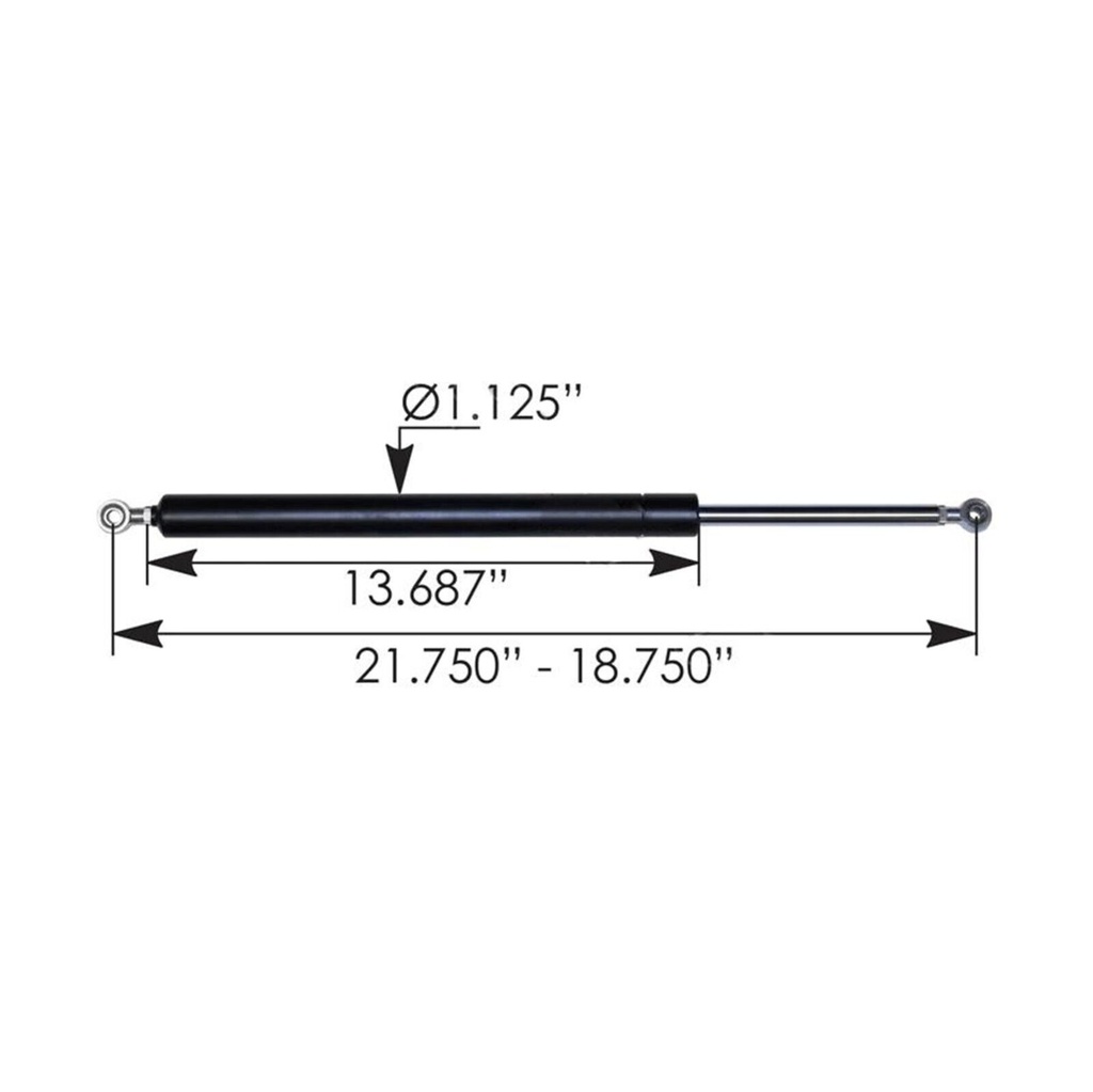 Tilt Hood Strut Freightliner A99462 A1716391002 A17-16391-002