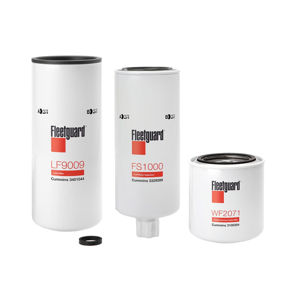 CUMMINS OIL CHANGE KIT LF9009, FS1000, WF2071