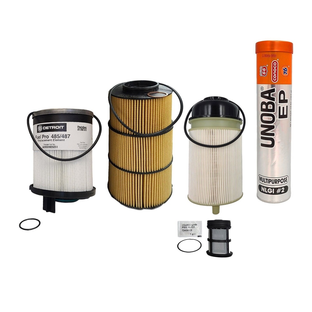 Genuine DETROIT OIL CHANGE KIT A0000905051, A4711800209, A4700903151 FREE GREASE