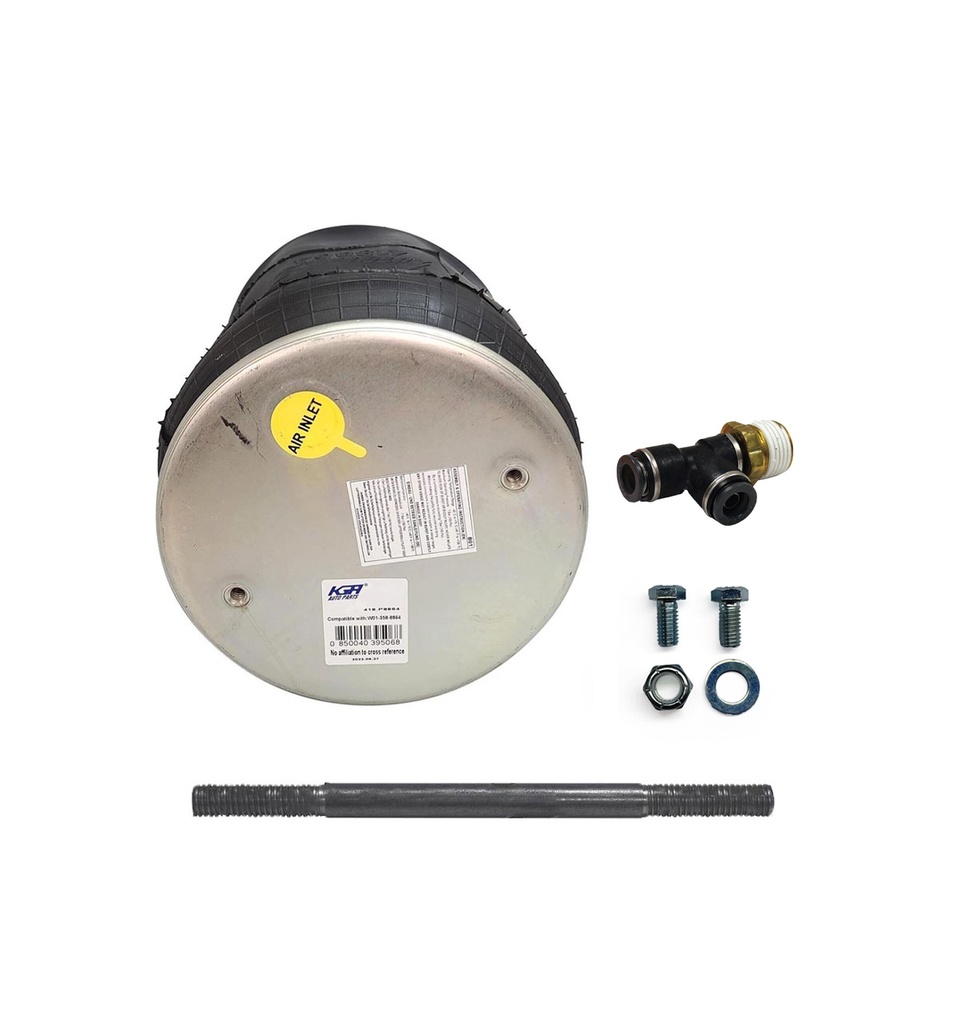 Air Spring 410.P8864 + Fitting 177.11716D, Stud PP7546, Bolt, Screw + Washer