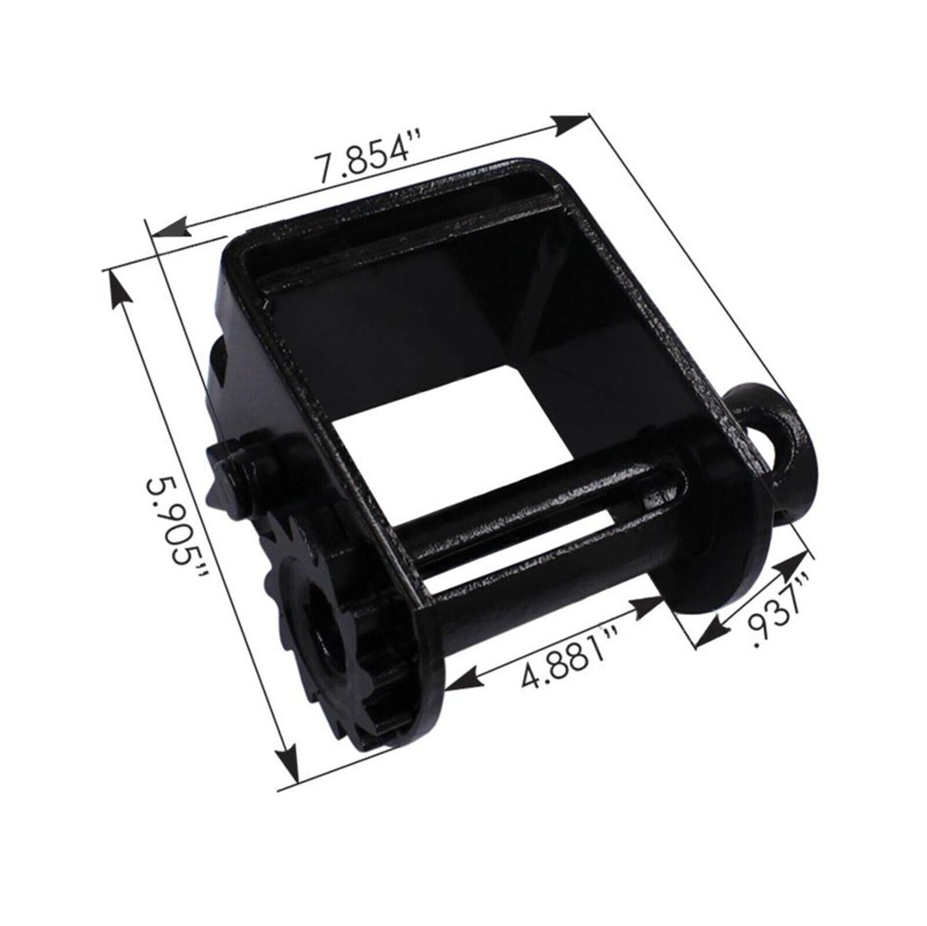 Double L Track Sliding Standard Winch 573.FW6 49207137, 1795