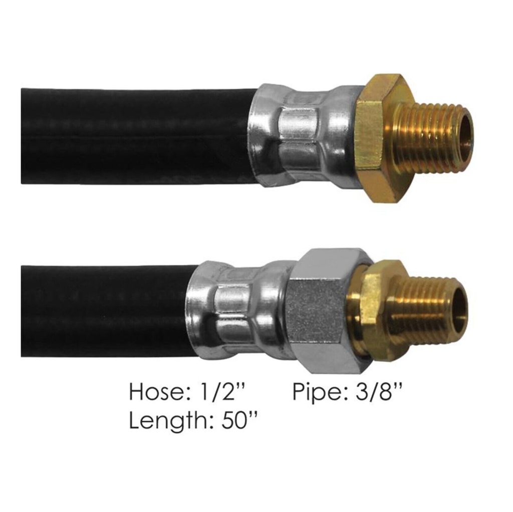 Air Hose Assy 1/2IDx3/8NPTx50IN 177.7850 18150 452150